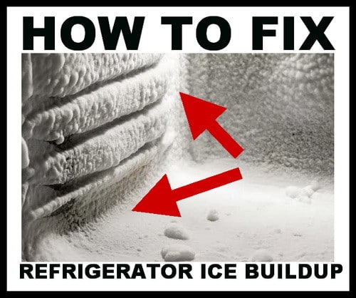 Freezer building up ice